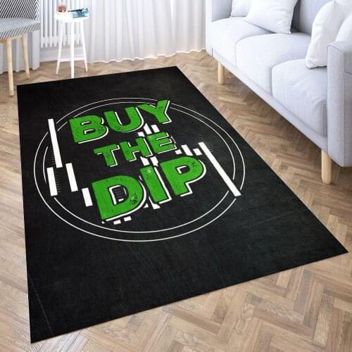 Buy The Dip Trading Carpet for Living Room 3D Anime Cartoon Rug Gamer Teen Room Bedside Lounge Rug Kids Children Floor Mats