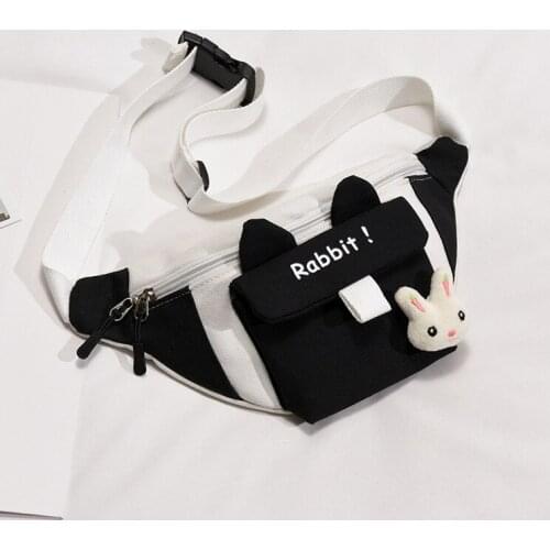 Hot Sale Women Shoulder Bags Crossbody Bags Fashion Cute Cartoon Chest Bag purse Casual Canvas Summer Short Trip Messenger bags
