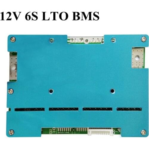 6S 12V 30A 50A 100A LTO 6S 14.4v Lithium Titanate Battery BMS PCM Protection Board 5Series 6Series for 2.4V LTO Battery Pack