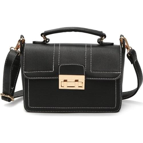 Small party bag female 2020 new wild Korean red Locking bag Shoulder diagonal bag Joker simple casual female bag Fashion trend