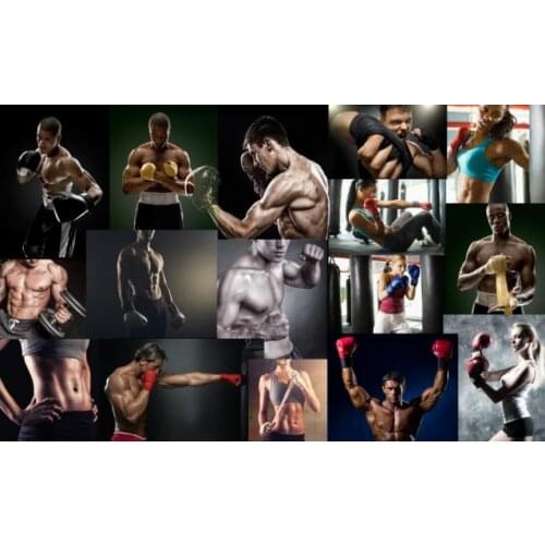Custom Any Size 3D Mural Wallpaper European Style Gym Living Room Bedroom Home Decor Wall Stickers Background Wall
