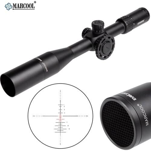 Marcool EVV 4-16X44 SFIR FFP With Rangefinder Reticle Red Dot Illuminated Optical Sight Riflescopes For .223 AR15 .308 Rifle