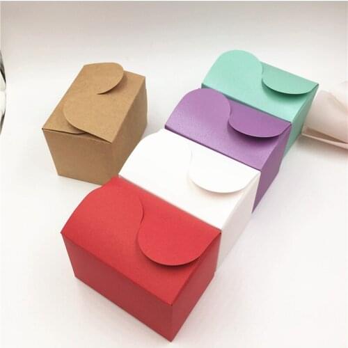 Wholesale 9x6x6cm Gift Packing Box 60pcs/lot Jewelry/Sugar/Tea/Petal Storage Paepr Box Handmade Soap Packing Case
