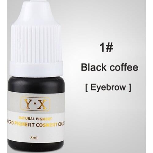 Semi Permanent Makeup Eyebrow Ink Lips Eye Line Tattoo Color Microblading Pigment Durable Emulsion Body Art Beauty Tool Supplies