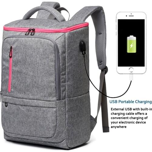 KOKOCAT Men Travel Backpack Large Capacity Teenager waterproof backpack USB Charging 17.3 'Laptop Backpack School Bag