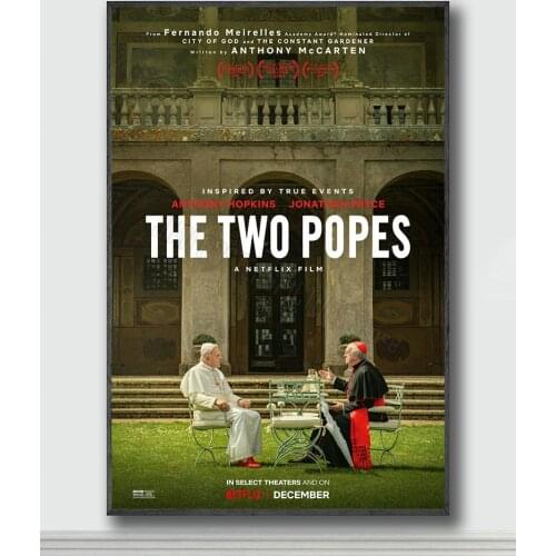 NJ064 The Two Popes Movie Silk Posters and Prints wall art Art Poster Home Decor