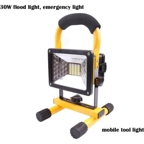 Led Portable Spotlight Rechargeable 18650 Battery COB Outdoor searchlight Work Light Lamp For Hunting Camping led Flashlight