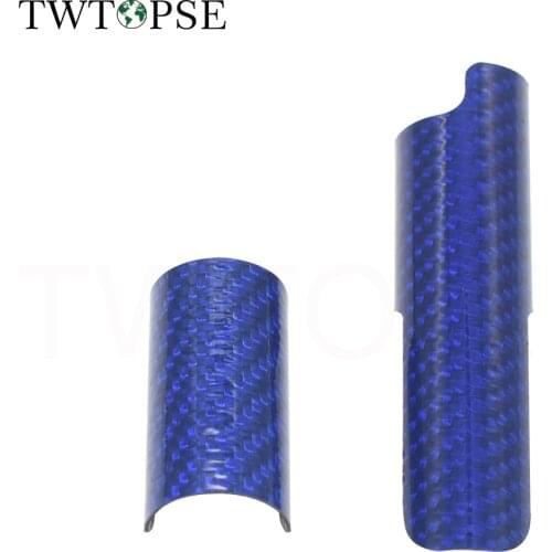 TWTOPSE Carbon Bicycle Rear Triangle Frame Guard Pad For Brompton Folding Bike Chain E Hook Protector For 3SIXTY Chain Stay Part