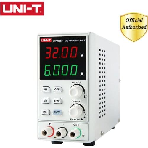UNI-T UTP1306S Switching for DC Power Supply 4 Digits Display with Low Ripple Supply Stabilized Voltage Adjustable Mini Supply