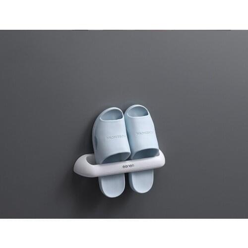 Bathroom Slippers Rack Wall-Mounted Toilet Shoes Storage Artifact Punch-Free Shoe Rack Toilet Storage Rack bathroom accessories