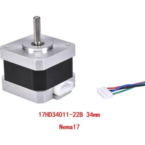 5PCS 4-lead Nema17 Stepper Motor 42 Stepper Motor Nema 17 Stepper Motor 34mm Current 1.33A For 3D Printer Motor Parts CNC XYZ