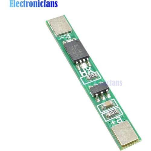 5Pcs 1S 3.7V 2.5A Lithium Battery Protection Board Polymer BMS PCM PCB Over Charge Discharge Li-ion Protect Module