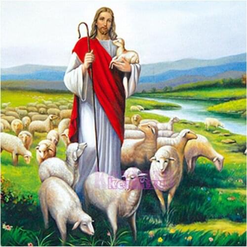 5D DIY Full Square Diamond embroidery"Religion"Cross Stitch Rhinestone Diamond Painting Mosaic Decor Gift -XPZ