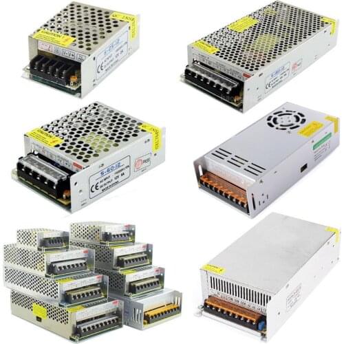 Led Driver AC100-240V to DC 12V 1A 2A 3A 5A 10A 15A 20A 30A 40A 50A Power Adapter for LED Strip light Supply Transformer