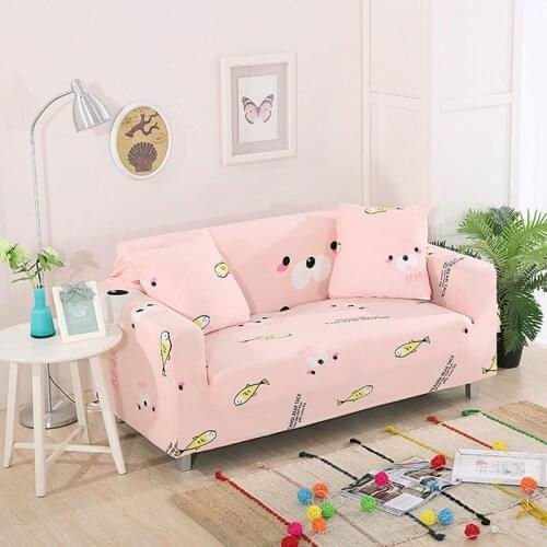 Printed sofa cover solid color flexible universal sofa cover all-inclusive non-slip sofa cover restaurant towel