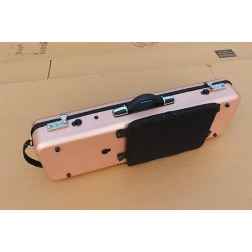 Pink violin case 4/4 Composite materials Weight-bearing 150kg Two code lock