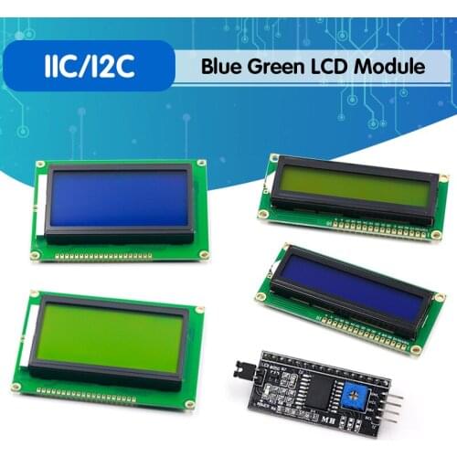 1PCS LCD module Blue Green screen IIC/I2C 1602 for arduino 1602 LCD UNO r3 mega2560 LCD1602