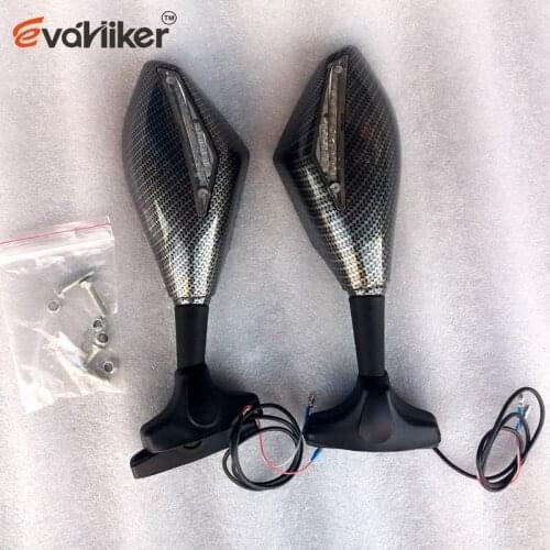 GSXR1300 1997 2007 Motorcycle Rearview Mirror with turning light For SUZUKI GSXR1300 1997 1998 1999 2000 2001 2002 2003 - 2007