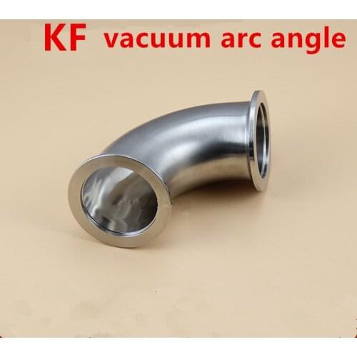 KF vacuum elbow KF stainless steel elbow 90 degree flange elbow KF16 KF25 KF40 KF50