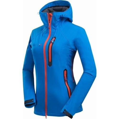 Softshell Jacket women Outdoor Hiking Jacket Mountaineering Parka fleece Lined thermal Raincoat waterproof windproof windbreaker