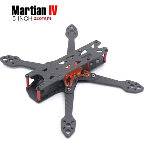 Martian IV Alien 220mm 5inch Carbon Fiber Frame Kits 4mm Arm for FPV Racing Freestyle 5inch Drones Replacement DIY Parts