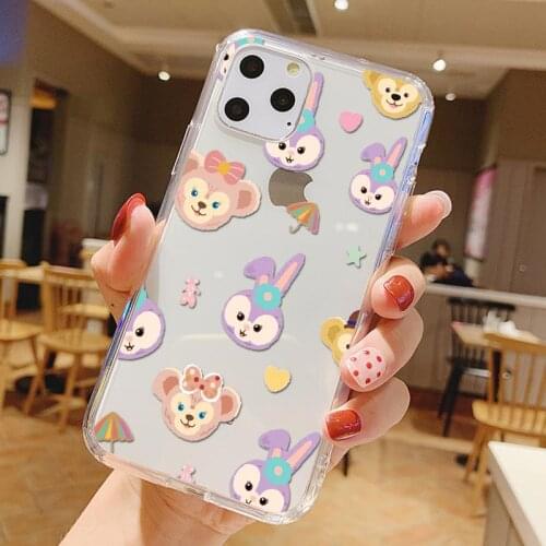 Soft TPU Animal Rabbit Cute Phone Case For iPhone 12 Pro 11 XR XS Max Silicone Cover for iPhone 6 7 8 Plus SE2020 Coque