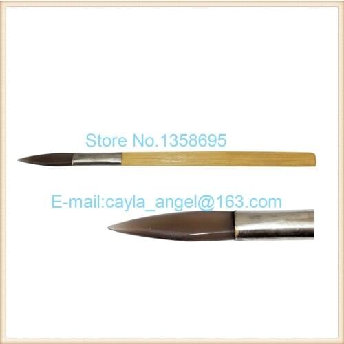 Free Shipping 10pcs/bag Agate Burnishers with Bamboo Handle Sword Shape Gold Polishing Tool Jewelry Making Tools