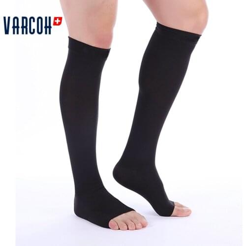 Unisex Knee High Compression Socks for Medical,Running & Fitness, Edema, Diabetic,Varicose Veins,Travel & Flight,Pregnancy,Nurse