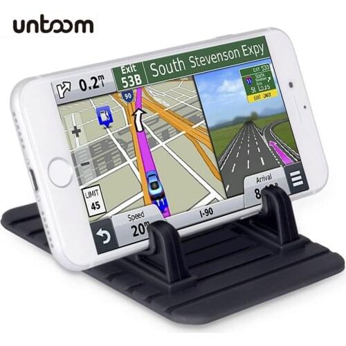 Universal Silicone Car Dashboard Phone Pad Mat Non Slip Car Mobile Phone Holder Stand for iPhone 12 11 Pro Max Desk Phone Holder