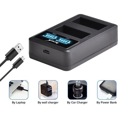 LP-E5 LPE5 Camera Battery Charger for Canon LP E5 Battery, EOS 1000D 500D EOS 450D, Kiss X3 X2 F, Rebel T1i XSi