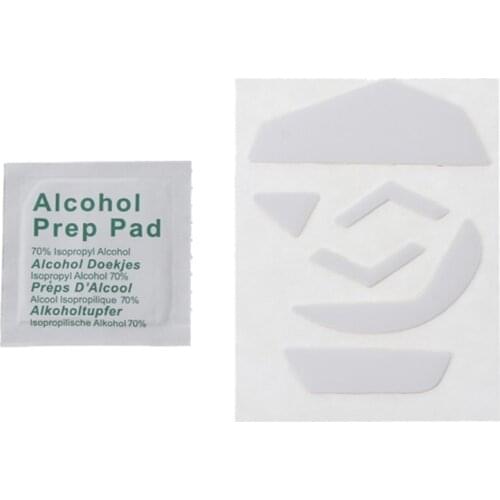 1 Set 0.6mm White Curve Edge Mouse Feet Mouse Skates for logitech G502 Mouse QXNF