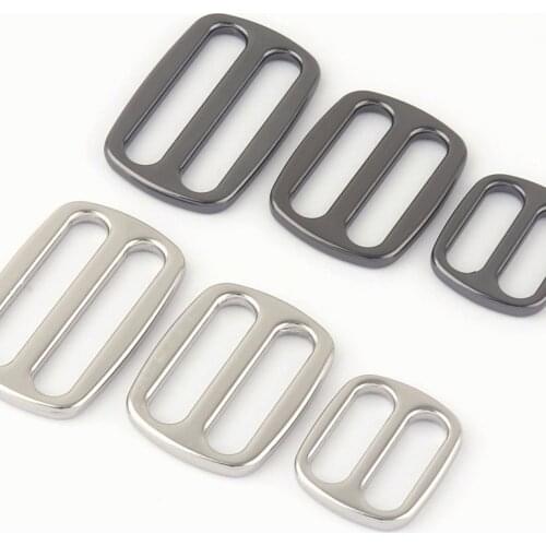 18-32mm Silver Adjuster Buckle Slide Buckles Purse Backpack Buckle,Belt Buckle Handbag webbing hardware, Luggage Bag clasp