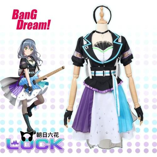 Anime Bang Dream! Asahi Rokka Cosplay Costume RAISE A SUILEN Uniform Christmas Halloween Free shipping CG811LHY