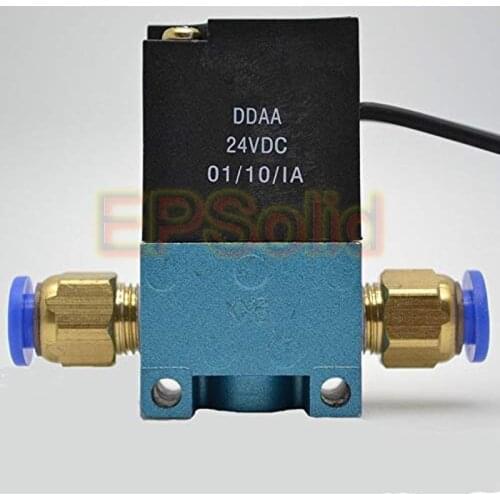 Free Shipping 3 way High frequency solenoid valve 1/8 thread 12V 24V DC 35A-ACA-DDFA-1BA MAC Marking Dispensing machin