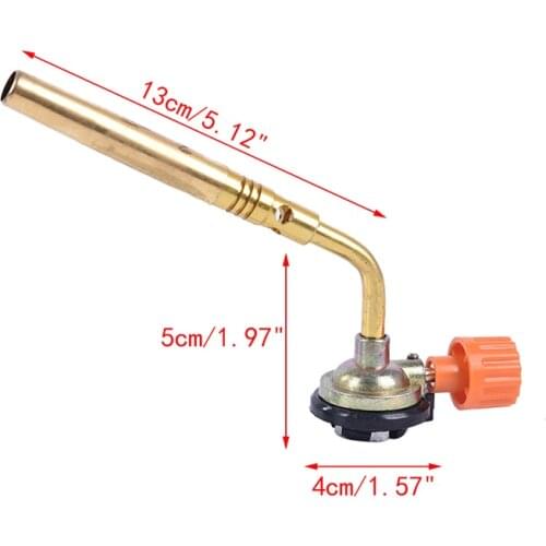 Butane Burner Welding Gas Torch Outdoor Camping Picnic BBQ Brazing Gas Torch Soldering Heat Gun for Welding Equipment