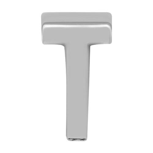 CKK 925 Sterling Silver Letter T Charm Beads Original Fashion Jewelry Making Fits For Bracelets & Bangle