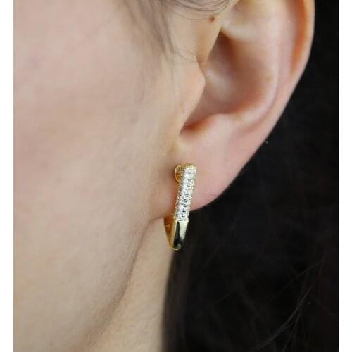 Gold Silver Color New hoop Earrings For Women Triangle shape Earrings Geometry Square Earring Punk Minimalist Women Jewelry