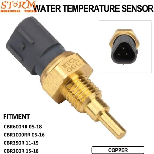 Motorcycle Water Temperature Sensor For HONDA CBR600RR CBR1000RR CBR250R CBR300R CBR 600RR 1000RR 250R 300R 2005 2006 2007-2018