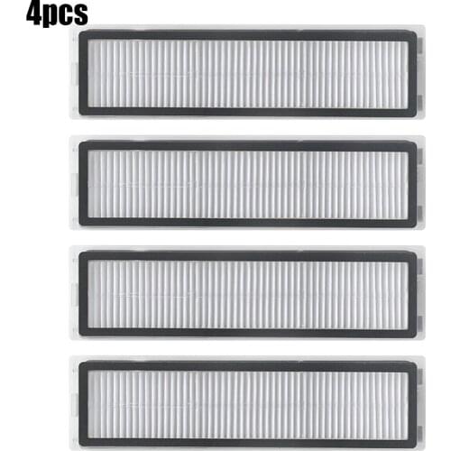 4pcs Filters Robot Vacuum Parts Filter For TROUVER Finder RLS3 Robotic Vacuum Cleaner Parts Sweeper Robot Cleaning Accessories