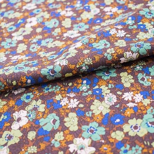 Ga Color Flower Reactive Dyes Pure Cotton Fabric For Dress Tissus Au MÈTre Telas Por Metro Tissu Vestidos Sewing Tela Ткань DIY