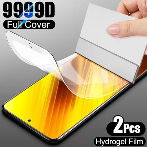 Hydrogel Film Screen Protector For Xiaomi Redmi Note 7 8 9 Pro Max 8T 9S 7A 8A 9A K30 MI Note 10 Lite 10 ultra Poco X3 Not Glass