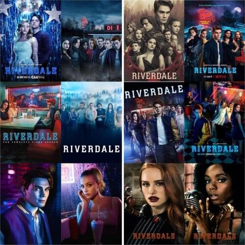 Riverdale Posters Diamond Painting 5D Portrait Poster Wall Art Diamond Embroidery Cross Stitch Kit Home Decoration