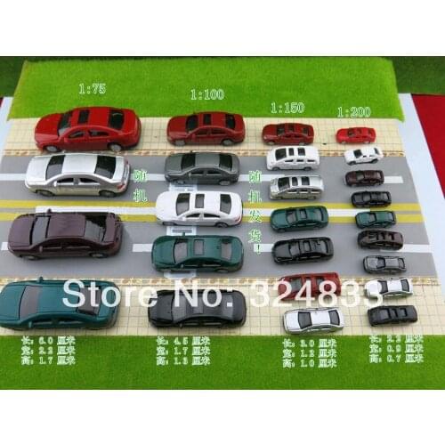 Z SCALE 1:200 scale miniature car for scale model train layout Z scale