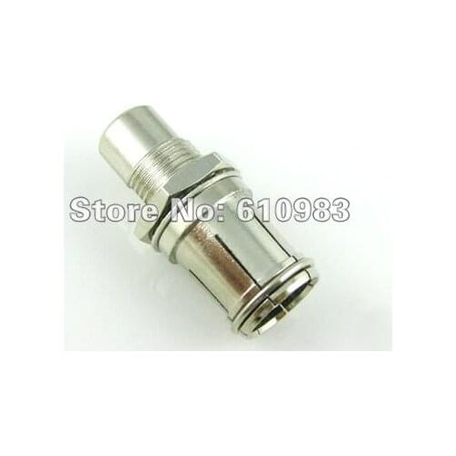 5 pieces/lot) RCA - DVB-T tv adapter RCA female Jack to DVB-T TV female Jack bulkhead adapter connector straight