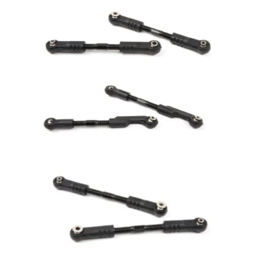 Full turnbuckle set /steering tie rod for 1/5 scale Rovan ROFUN F5 4WD truck MCD XS5 15T/17T servo arm