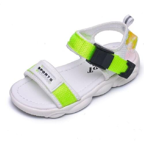 Casual Youth Water Shoes Boys Sandals Colorful Girls Shoes For Summer 2020 Big Kids Running Buddy Shoes Soft Children Sandals