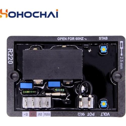 R220 AVR Alternator Spare Parts Leroy Somer Diesel Generator Automatic Voltage Regulator