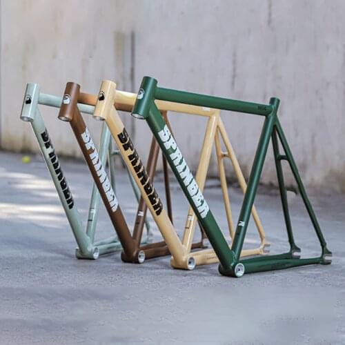 SPRINGER PANTONE Series Frame Fixed Gear Track Bike Frame Aluminum alloy Frame With Tsunami Alloy Fork 52CM 54CM Cycling Part