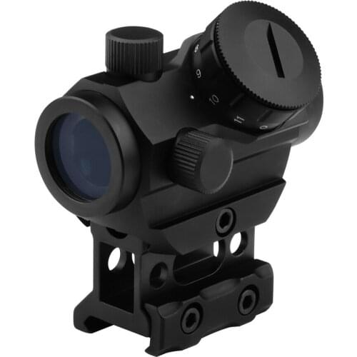 T1G Tactical Red Dot Sight Mini 1X25mm Shockproof Scope Sight Illuminated Sniper Red Dot Sight Outdoor Hunting Tools