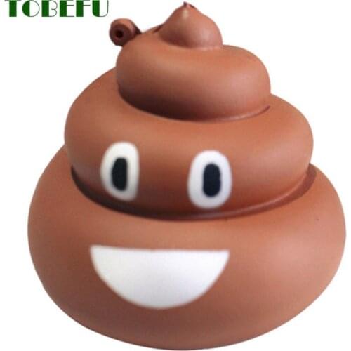 TOBEFU Cute Squishy Poo Bread Cream Scented Slow Rising Squeeze Toys Simulated Food Stress Relief Christmas Gifts